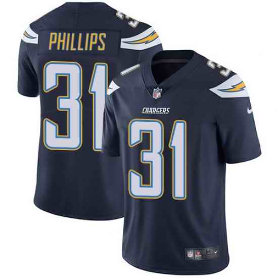 Nike Chargers 31 Adrian Phillips Navy Blue Team Color Mens Stitched NFL Vapor Untouchable Limited Jersey